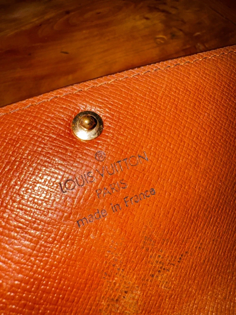 Louis Vuitton, beautiful vintage Sarah, long wallet, monogram, brown converted - Picture 7 of 14